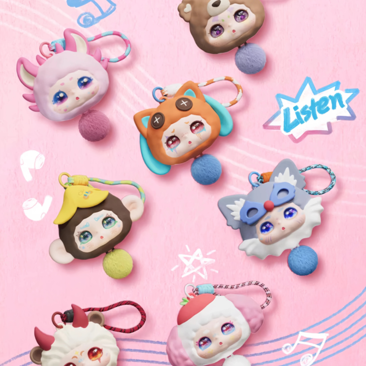 【KIMMON】 ヘッドホンバッグ｜ブラインドボックス・スマホストラップ シリーズ・フィギュア・ギフト・新しくてユニークなおもちゃ|undefined