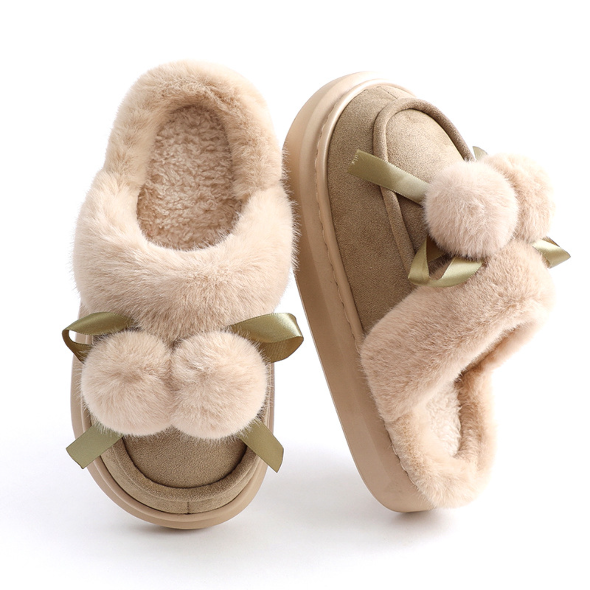 ルームシューズ｜厚底・裏起毛・滑り止め・あったか・ふわふわ・もこもこ・かわいい・おしゃれ|undefined