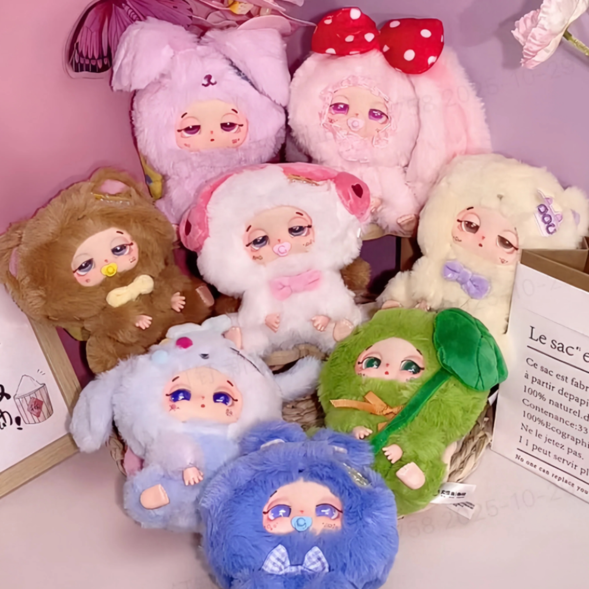 【BABY THREE】ねむねむポーチどどのしあわせデリバリー｜ぬいぐるみ・ブラインドボックス・トレンドトイ・フィギュア・インテリアにもぴったり！|undefined