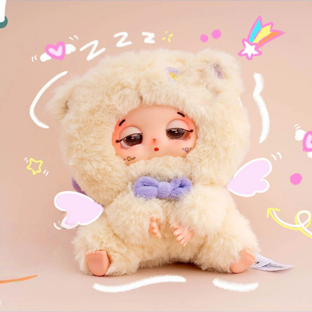 【BABY THREE】ねむねむポーチどどのしあわせデリバリー｜ぬいぐるみ・ブラインドボックス・トレンドトイ・フィギュア・インテリアにもぴったり！|undefined