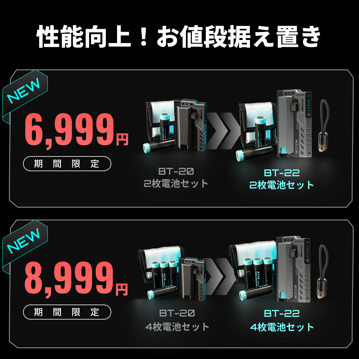 【虎大工業】BT-22電池式モバイルバッテリー｜国内唯一正規取扱店・リチウム電池・電池交換デザイン・乾電池式 ・防災グッズ・急速充電22W・バッテリー残量表示・ 21700/20700対応・ライト付き・PSE認証済み・多重保護・機内持ち込み可・iPhone/Android対応|undefined