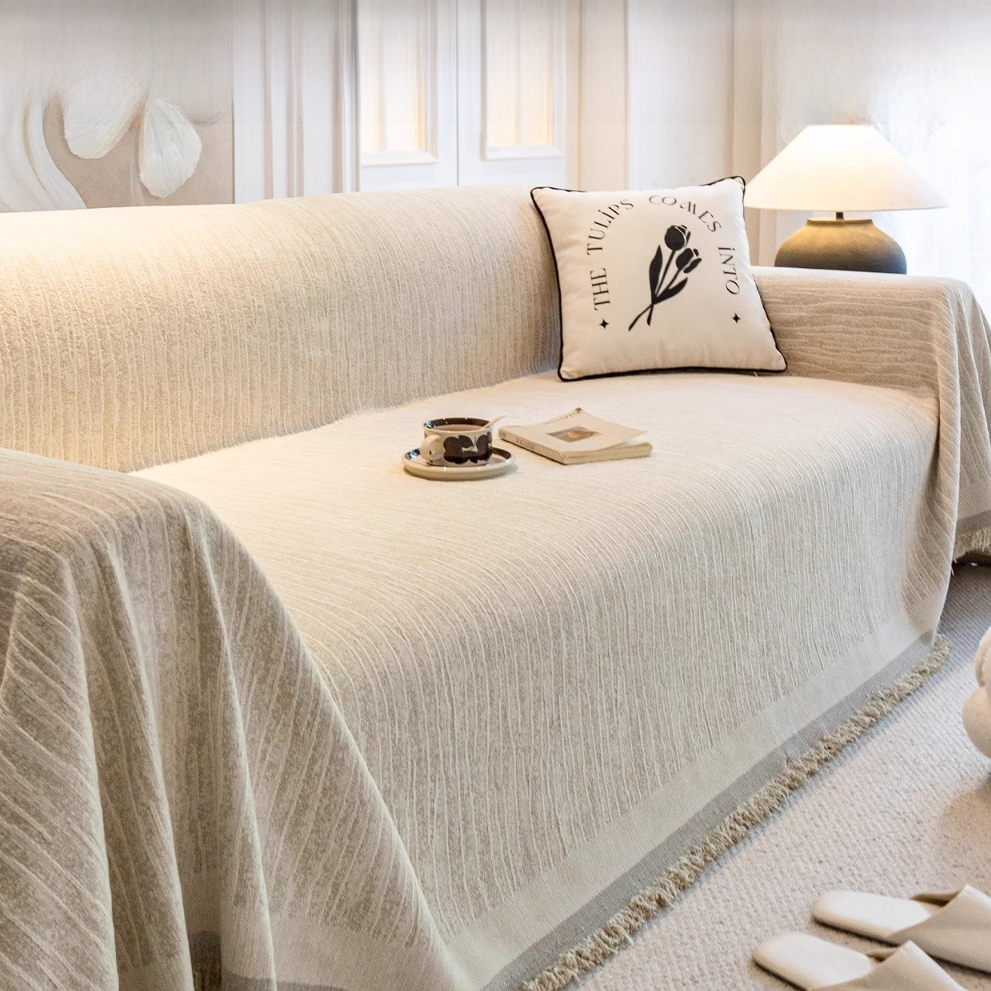 ソファカバー｜2025年新作・オールインワンカバークロス・軽やかな高級感 ・万能シェニール素材・猫の引っ掻き傷防止|undefined