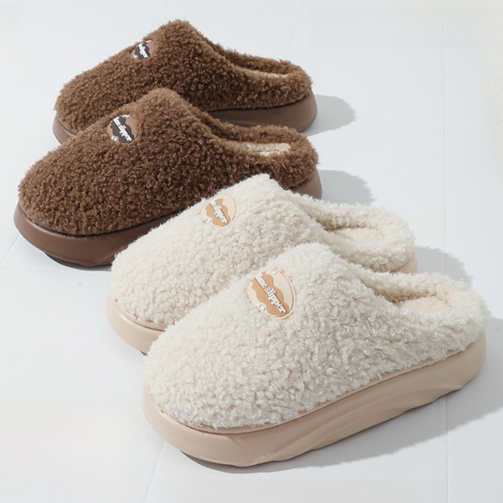 ルームスリッパ｜防臭・滑り止め・暖かい・綿素材・厚底・秋冬|undefined