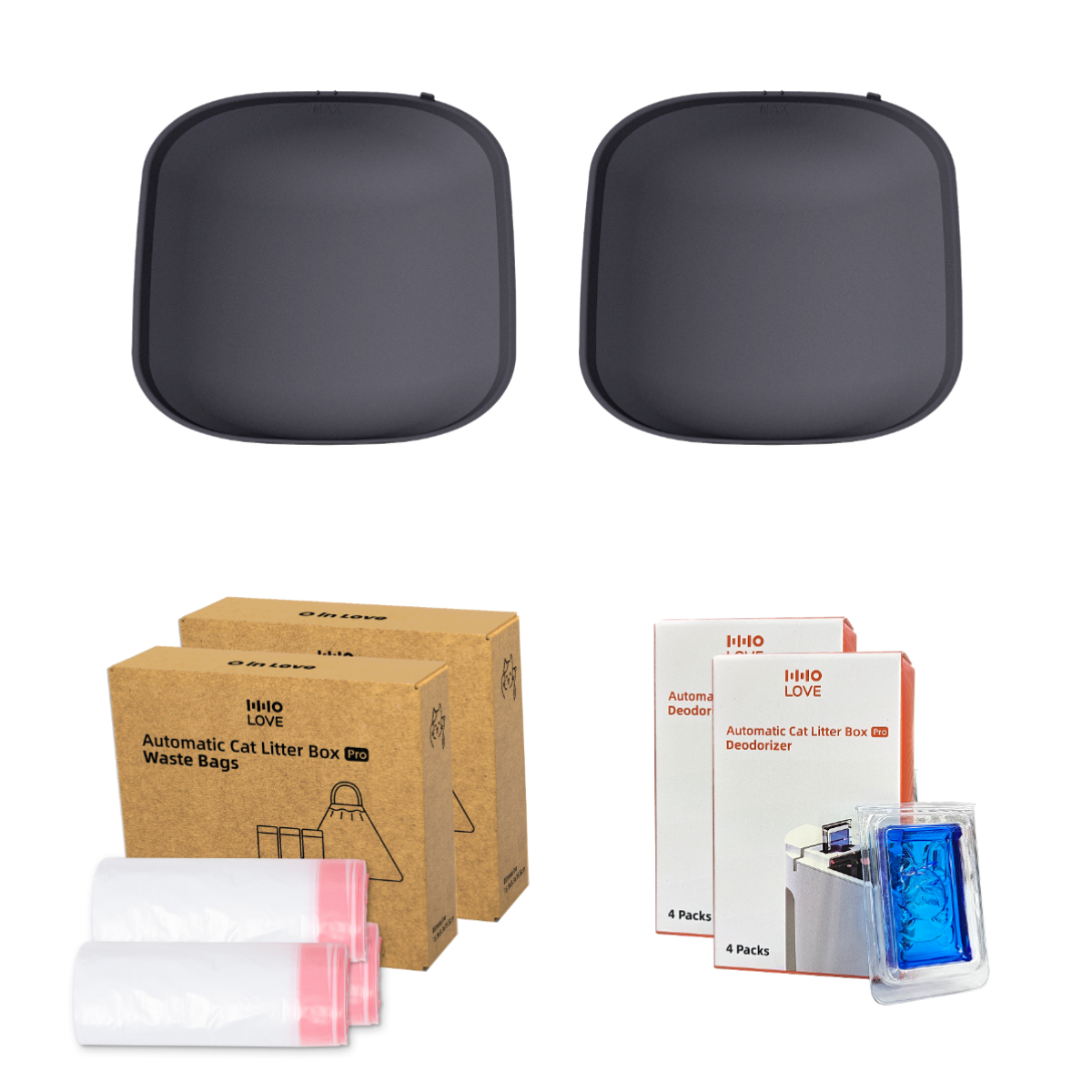 【全額ポイント交換】HHOLOVE 自動猫トイレPro L1 1年間付属品(暗い夜の灰)|undefined