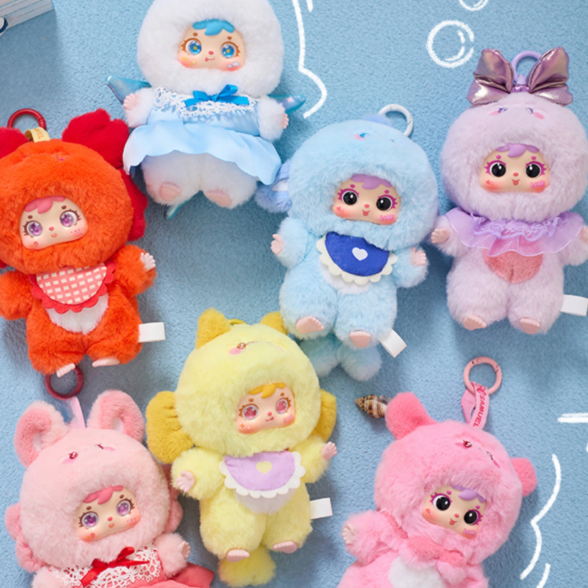 【Samuel Blind Box】海の楽しい集まり｜ぬいぐるみ・ブラインドボックス・かわいい・ファッション・ペンダント|undefined