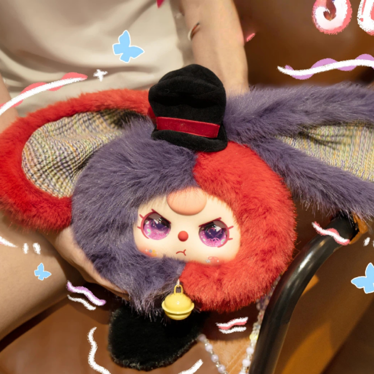 【BABY THREE】招きうさぎポーチ｜ぬいぐるみ・うさぎ・ファスナー付き・かわいい・おしゃれ・ギフト|undefined