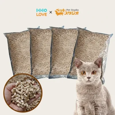 ペットスタジオ 猫砂｜ひのきチップ ・システムトイレ用・32L・脱臭・箱・猫の砂 ・業務用