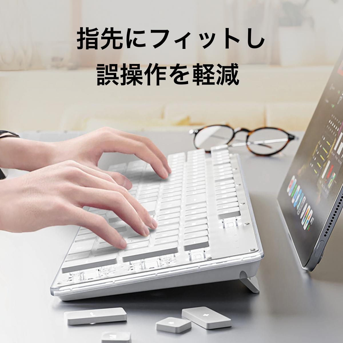 EWEADN 薄膜式静音キーボード GX710｜有線・静音設計・104キー・タイピング快適・仕事/ゲーム/テレワーク対応|undefined