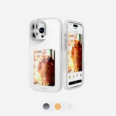 7s厳選 【Reink Case X1】6色電子ペーパースマホケース｜正規取扱店・リインク・ディスプレイ・iPhone 16 Pro Max対応・アプリ操作・充電不要・NFC通信・4インチ・電子インク・E-Ink