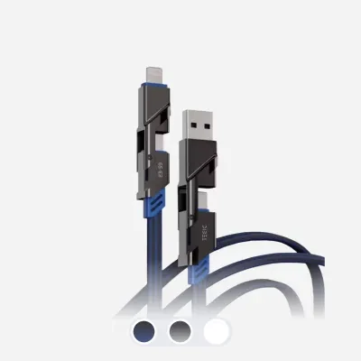 7s厳選 TEGIC 急速充電ケーブル｜4in1・iPhone16/15対応・Type-C & Lightning・多機能・100W PD対応・パワフル・便利