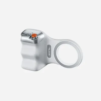 TELESIN マグネット式スマホグリップ｜Bluetoothリモコン付き・人間工学設計・片手操作対応・前後カメラ切替・ズーム/2段階シャッター対応・三脚/自撮り棒/一脚として使用可能・軽量設計・1/4ネジ対応・iPhone/Android対応・Vlog/旅行/配信/撮影に最適