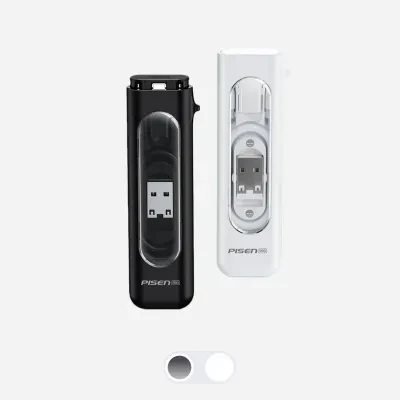 PISEN充電ケーブル｜60W・データケーブル・多機能・携帯収納・3in1・ミニ・アウトドア・充電ケーブル・急速充電・超便利な収納式、多機能収納ケース