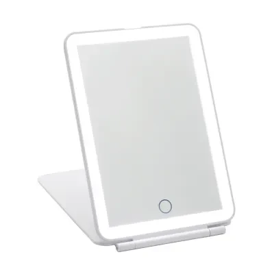 IPAD型メイクアップミラー・小型・超薄型・ポータブルLEDミラー