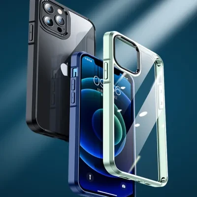 クリスタルのクリアiPhoneスマホケース｜美しい透明感を楽しめる 耐衝撃性耐久性に優れ