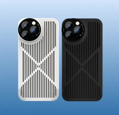 『人気上昇中』「夏のスマホ熱対策」高放熱性メッシュ設計フレームレス薄型ソフトiPhoneスマホケース｜熱がこもらず、スマホにやさしい