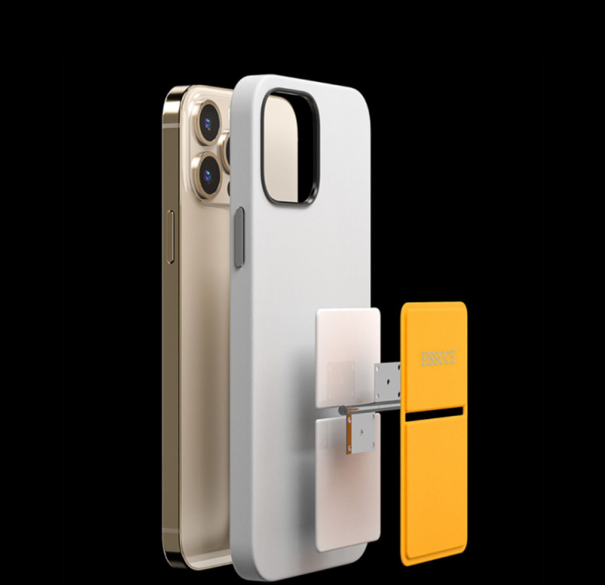 無段階角度調節縦横２WAYスマホスタンド｜スマホ背面に粘着して安定的にスタンド＆ホールド感 ！薄型スマホと一体化、マグネット有無が選択可能|undefined