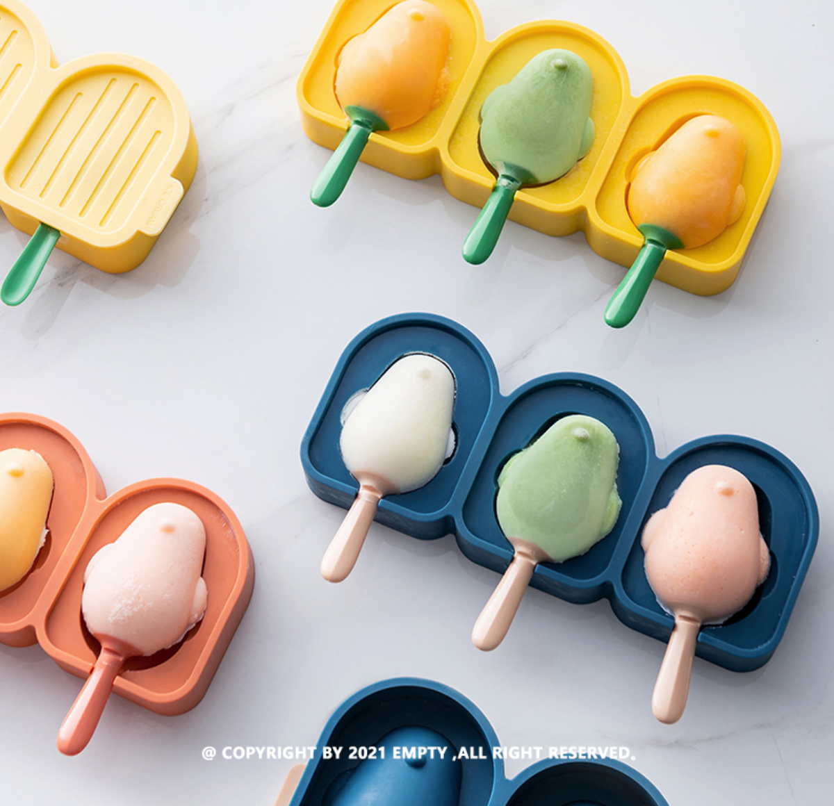 「暑さ対策グッズ」ヒヨコのアイスキャンディー型｜ひよこの可愛らしい形で、 子供たちが食べる時にワクワクするようなデザイン