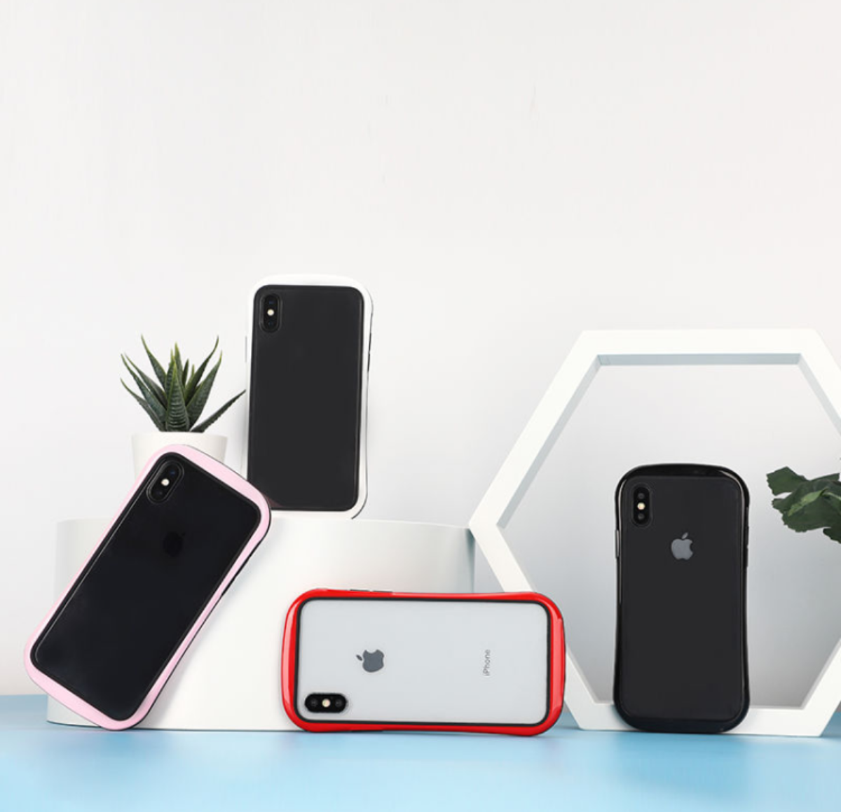 【くびれ】耐衝撃性カラフルフレーム背面クリアiPhoneスマホケース｜Sラインで持ちやすい！透明で本体の美しさと耐衝撃性を兼ね備えた！|undefined