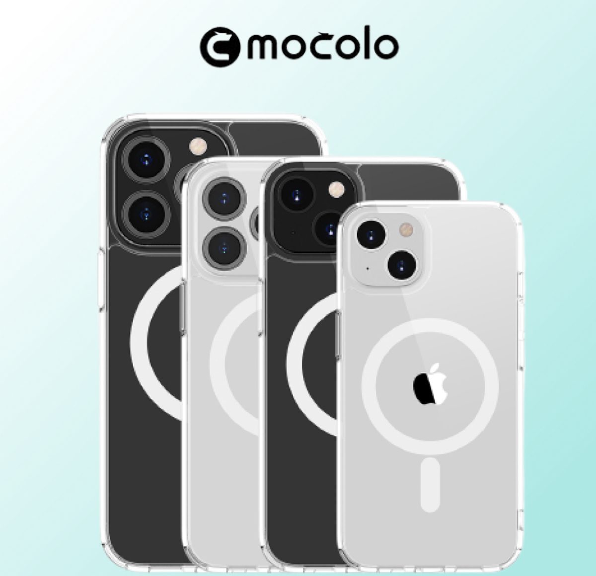 『iPhone14まで対応』マグネット内蔵四角にエアバッグ付きピュアクリアiPhoneスマホケース｜MagSafeワイヤレス充電対応、本体の色がもっと楽しめる！|undefined