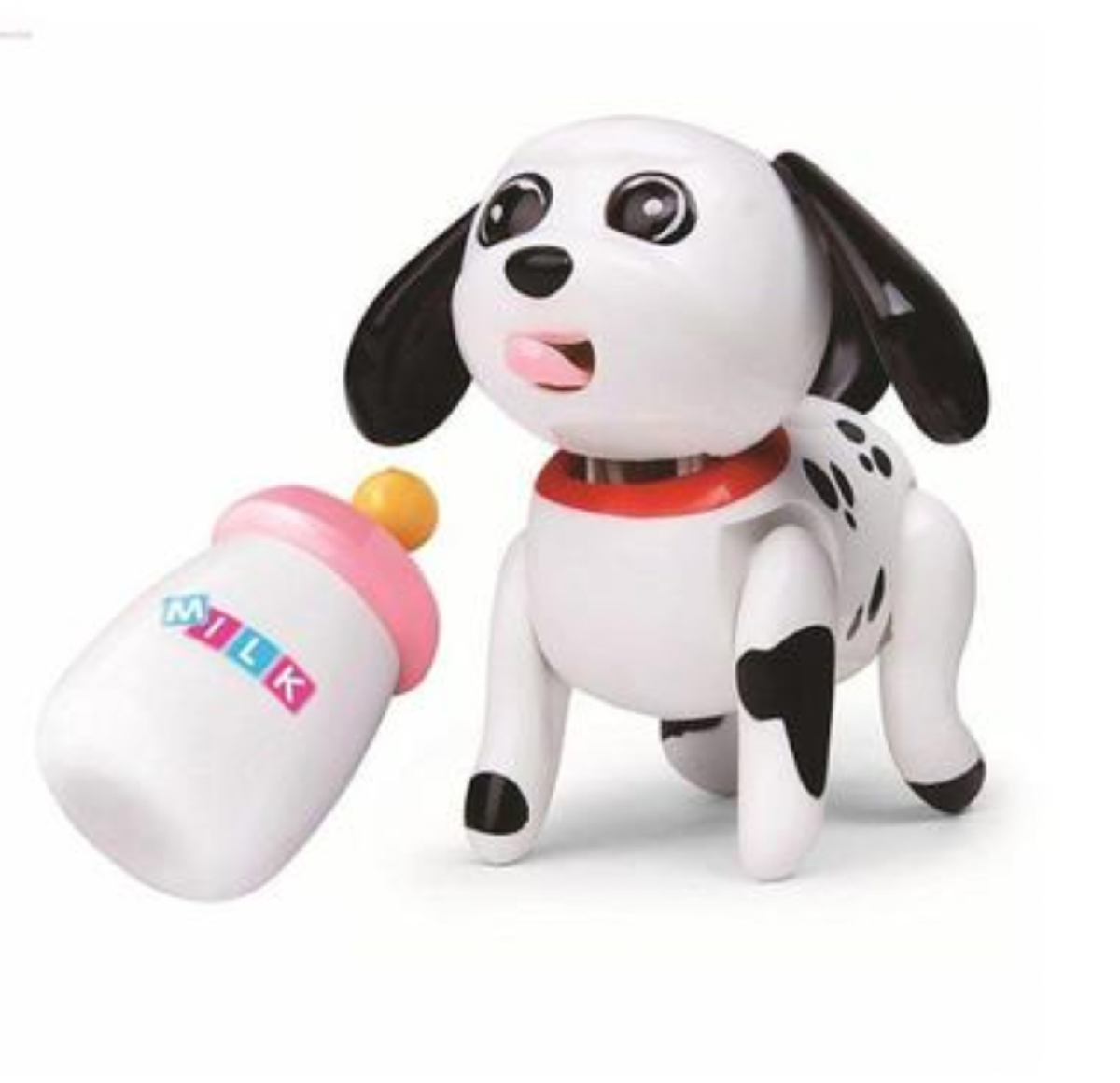 哺乳瓶を舐める子犬、かわいいU•ェ•*U｜赤ちゃんのペットを吸うミルクのおもちゃ、インタラクティブな誘導を備えた耐久性のある|undefined