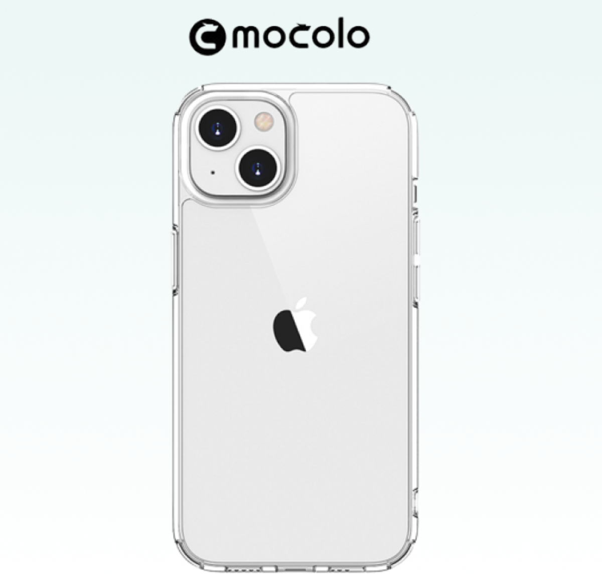 『iPhone14シリーズ専用』四角にエアバッグ設計ピュアクリアハードiPhoneスマホケース｜さっぱりで本体の色をもっと楽しめる「mocolo」