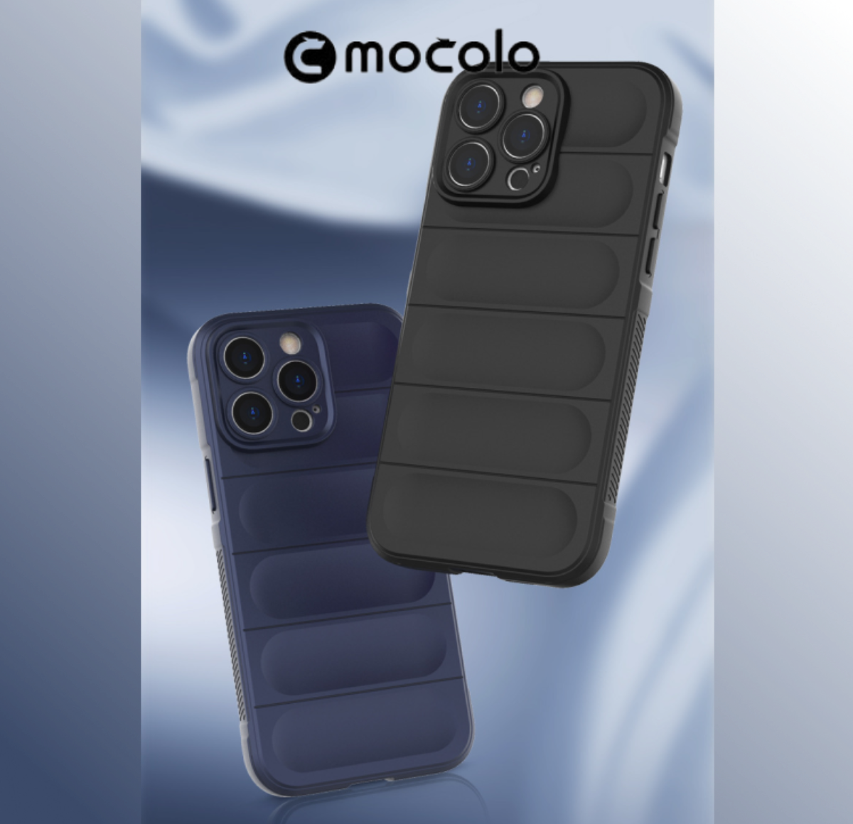 『iPhone14シリーズ専用』超耐衝撃・保護性抜群ソフトiPhoneスマホケース｜エアバッグ10個も付き、カメラレンズ周りしっかり保護、縁側滑り止め設計！「mocolo」