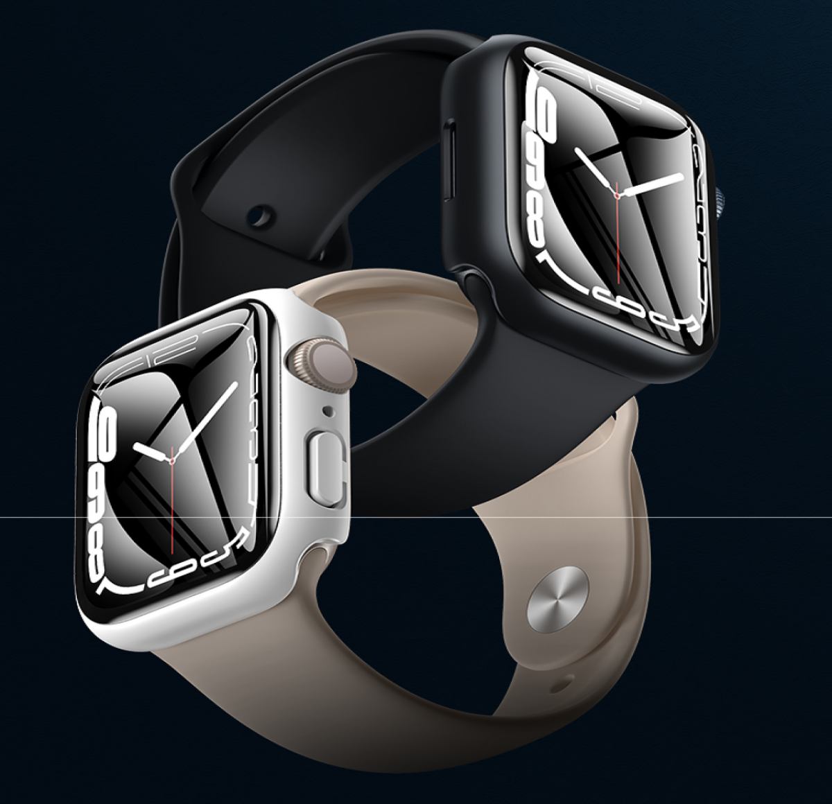 9Dカーブフルカバレッジ ガラス製Apple Watch保護ケース｜極薄で、まるでなにも付いていない触感！