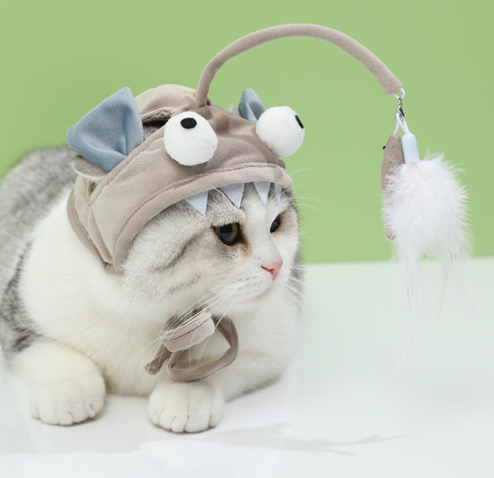 猫帽子｜コスプレ ・ペットの帽子・面白い・かわいい・散歩・旅行・写真