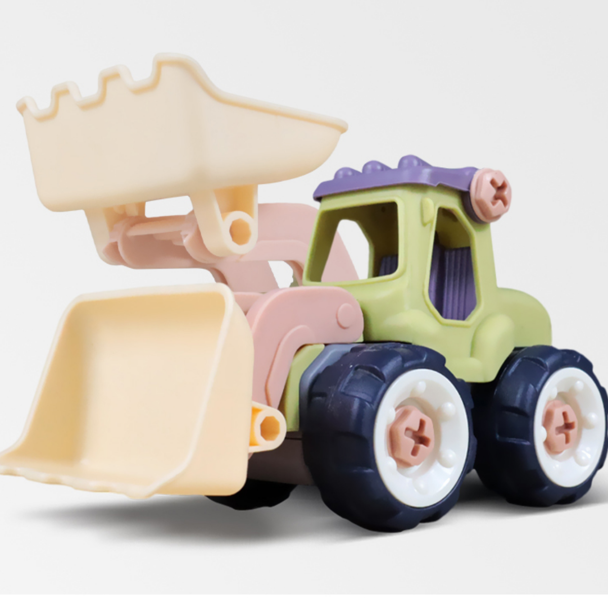 『知育おもちゃ』組み立て式工事作業車両セット｜ブルドーザー＆ブレーカー、組み立ているうちに、子供の創造力を育てる！|undefined