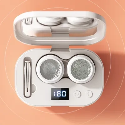 超音波コンタクト洗浄器｜47000回/秒超音波×360°洗浄×ポータブル