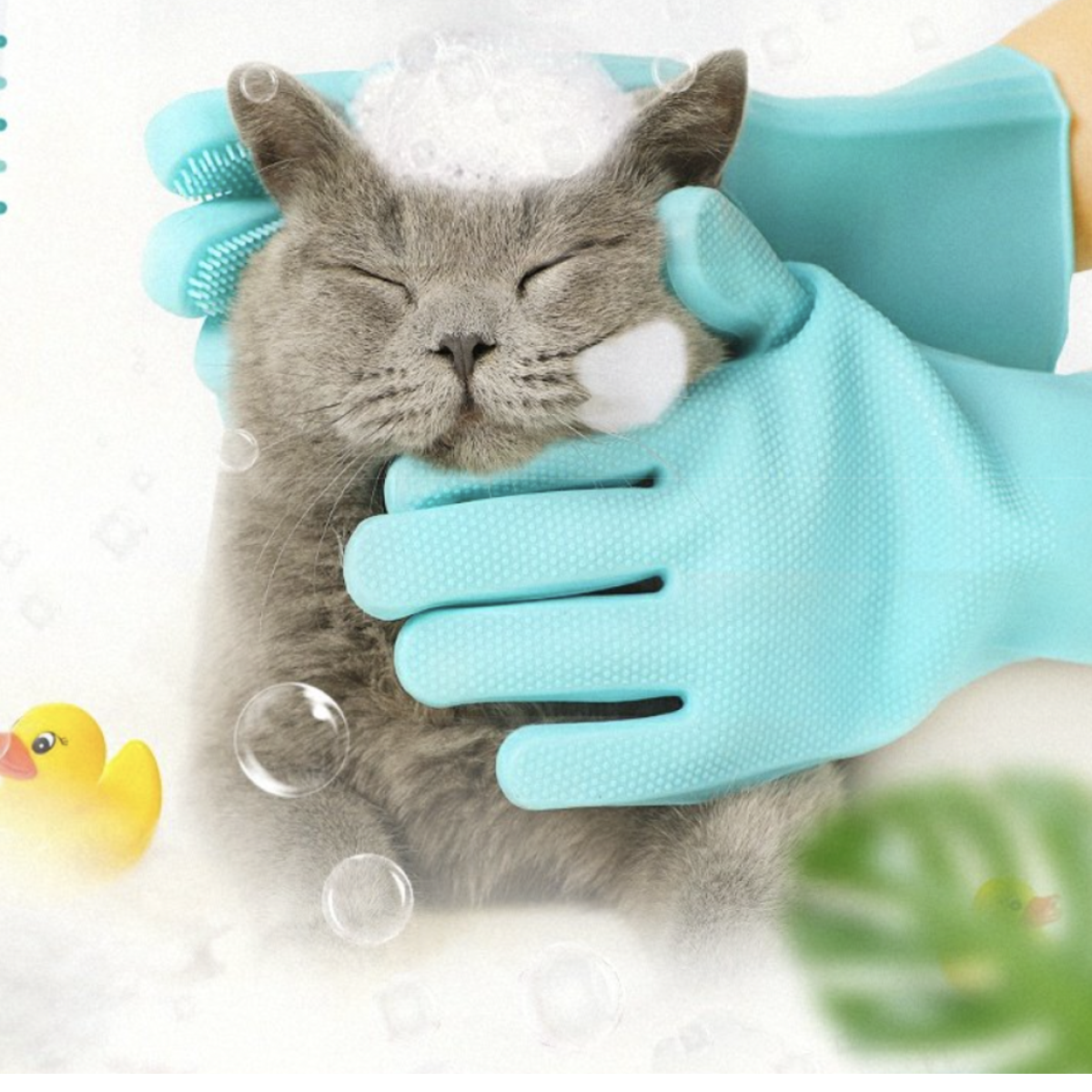 「ペット風呂の神器」ペット用お風呂の手袋｜犬や猫にかまれるのを防ぐ