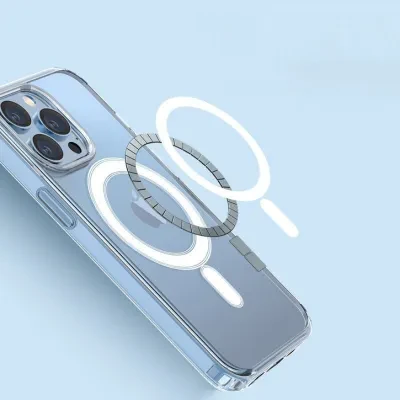 【人気上昇中！】MagSafe対応透明iPhoneスマホケース｜磁気吸着耐衝撃