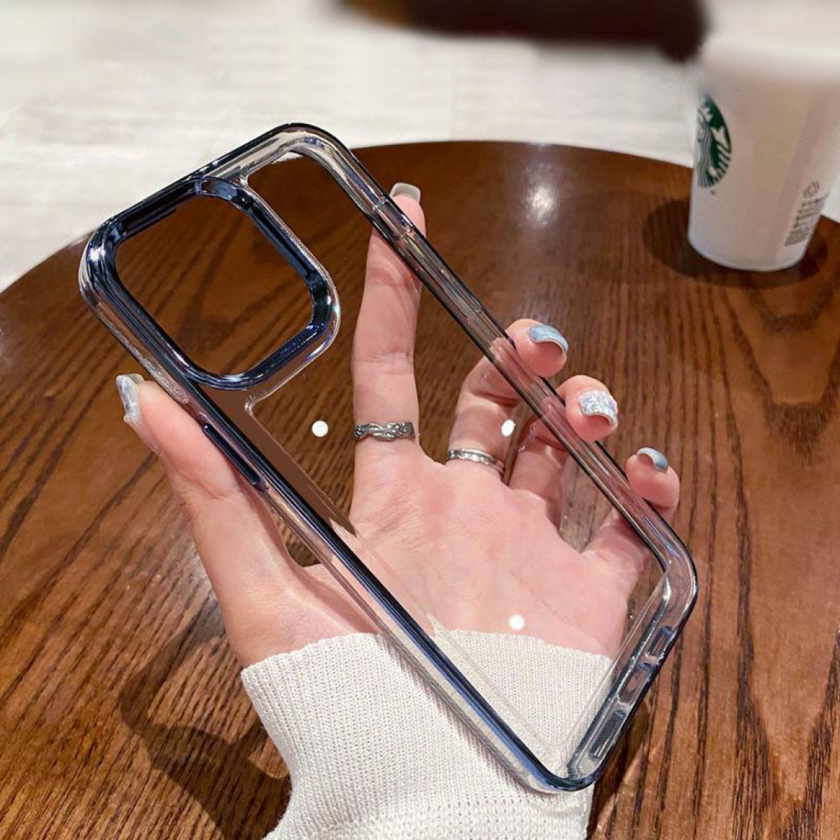 「メッキ工芸」 アクリルクリアiPhone対応スマホケース ｜素朴はいわゆる魅力|undefined