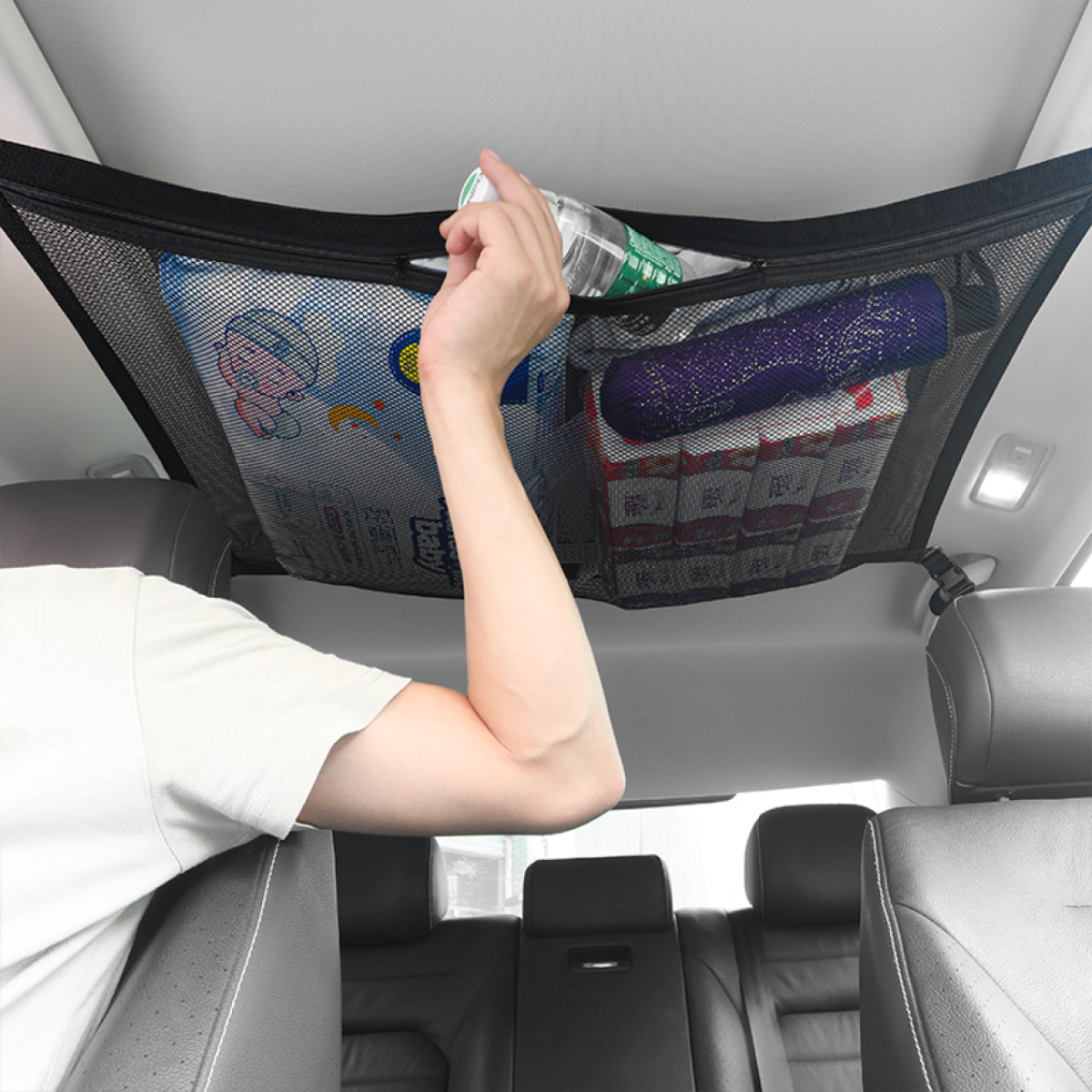 【アウトドアに最適！】カーゴネット｜車内天井のデッドスペースを有効活用！|undefined