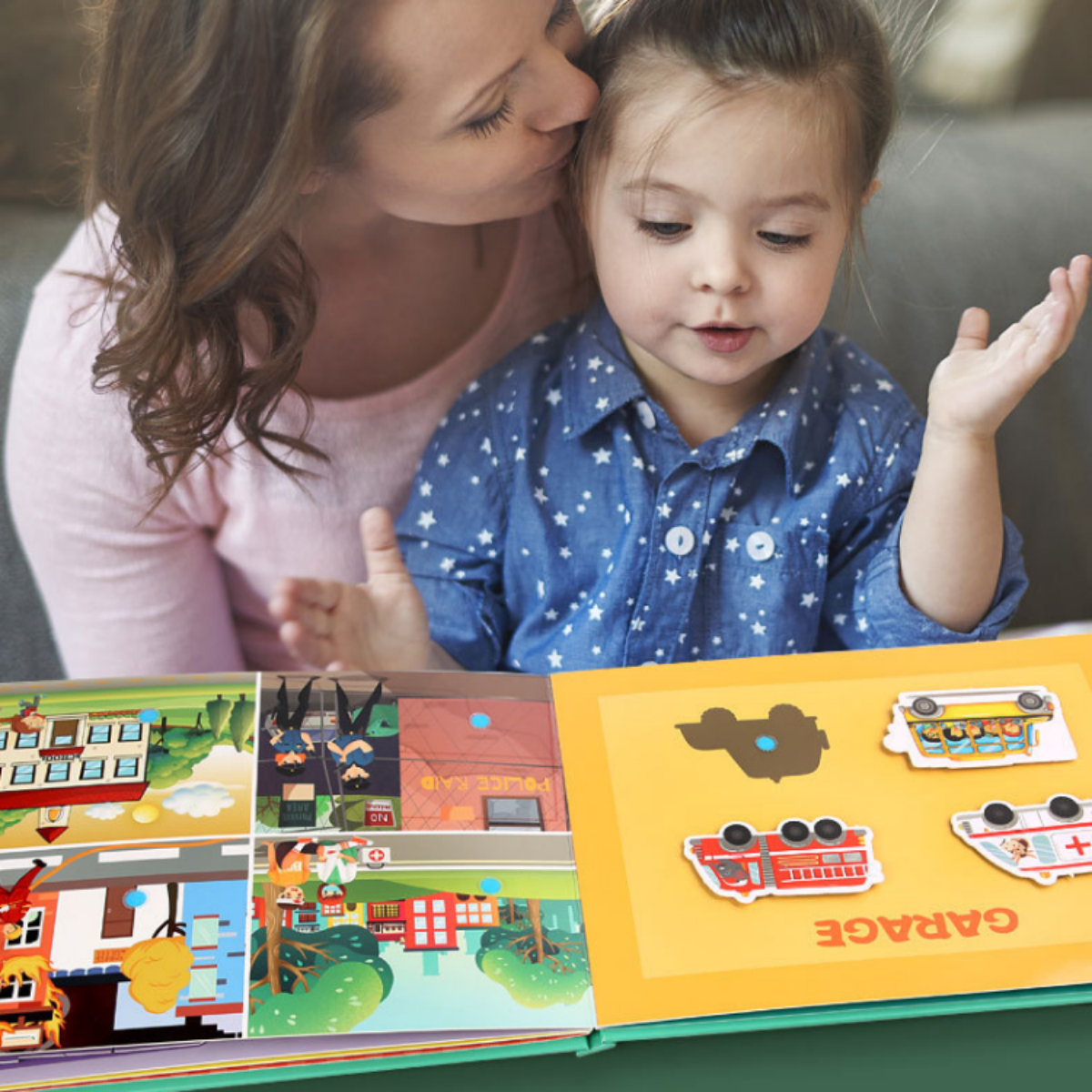 『モンテッソーリおもちゃ』再利用可能なステッカーブック（動物）｜子供のためのポータブル忙しい本！物や形状を認識し、想像力、創造性を養い、知的発達を促進する！|undefined