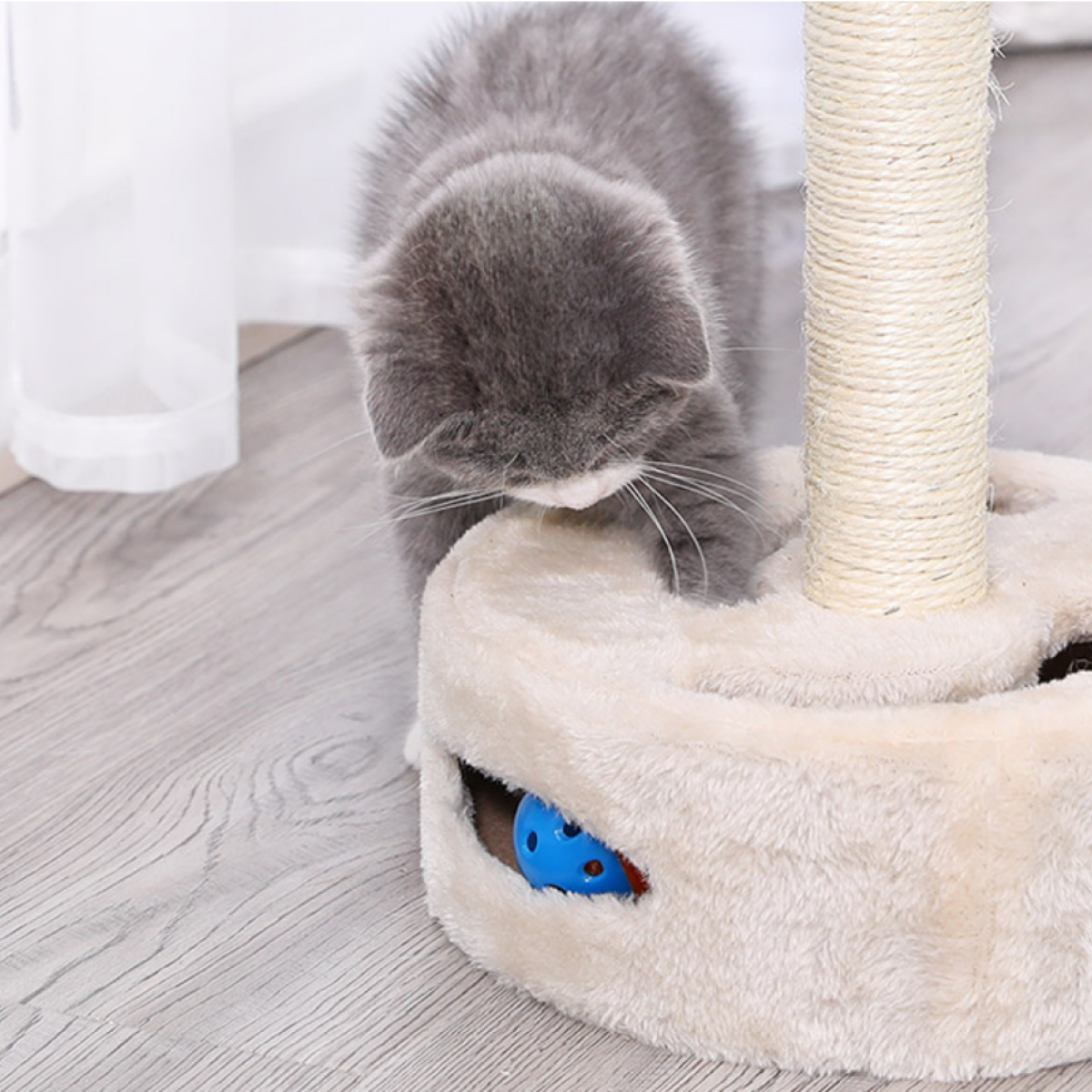 【飼い主様必見！】小型猫用キャットタワー｜たったの一台で、人気のある各ペットおもちゃの機能を発揮できる！|undefined