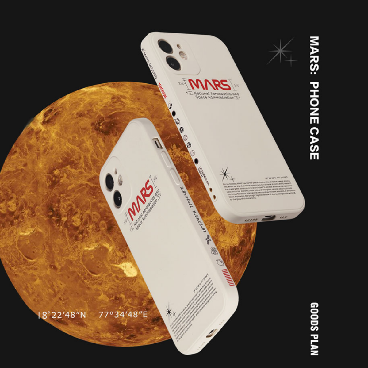 「Go to Mars・オリジナル」 iPhone対応スマホケース（14も対応） ｜新たな新世界へ|undefined