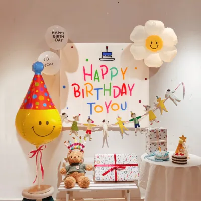 『インスタ風』お誕生日のデコレーショングッズセット｜バルーン×タペストリー×ガーランドHappy Birthday