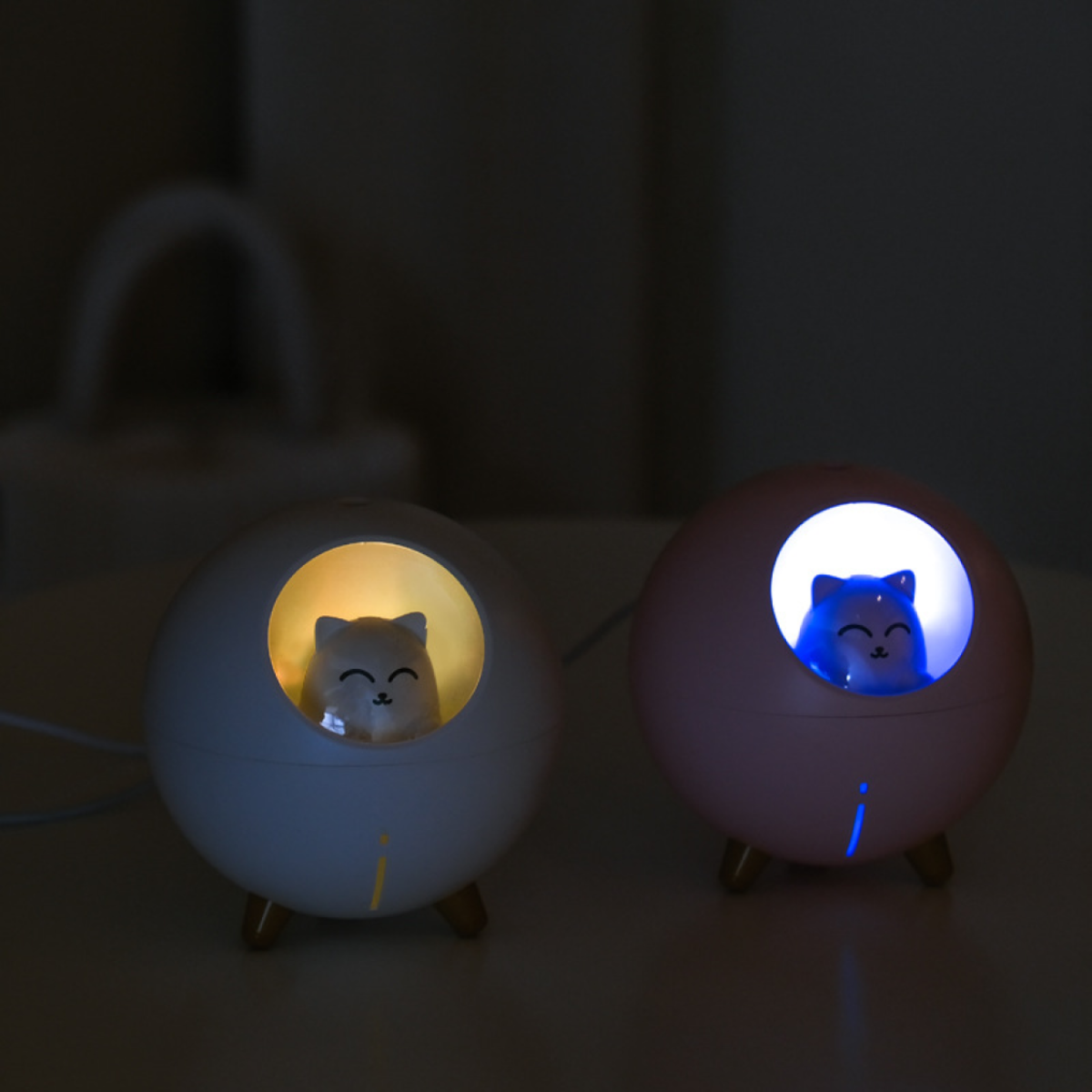 「プラネットキャット加湿器 」新型USBミニ加湿器  ｜ホームオフィス サイレント|undefined