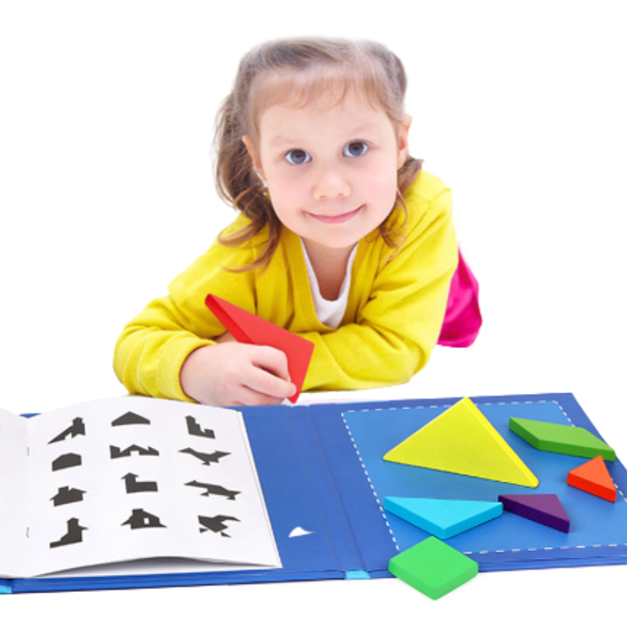 『木製ｘ知育おもちゃ』脳力タングラム 形合わせパズル｜小さいお子様でも楽しく遊びながら頭や指先を使い、考える力や創造力を育みます|undefined
