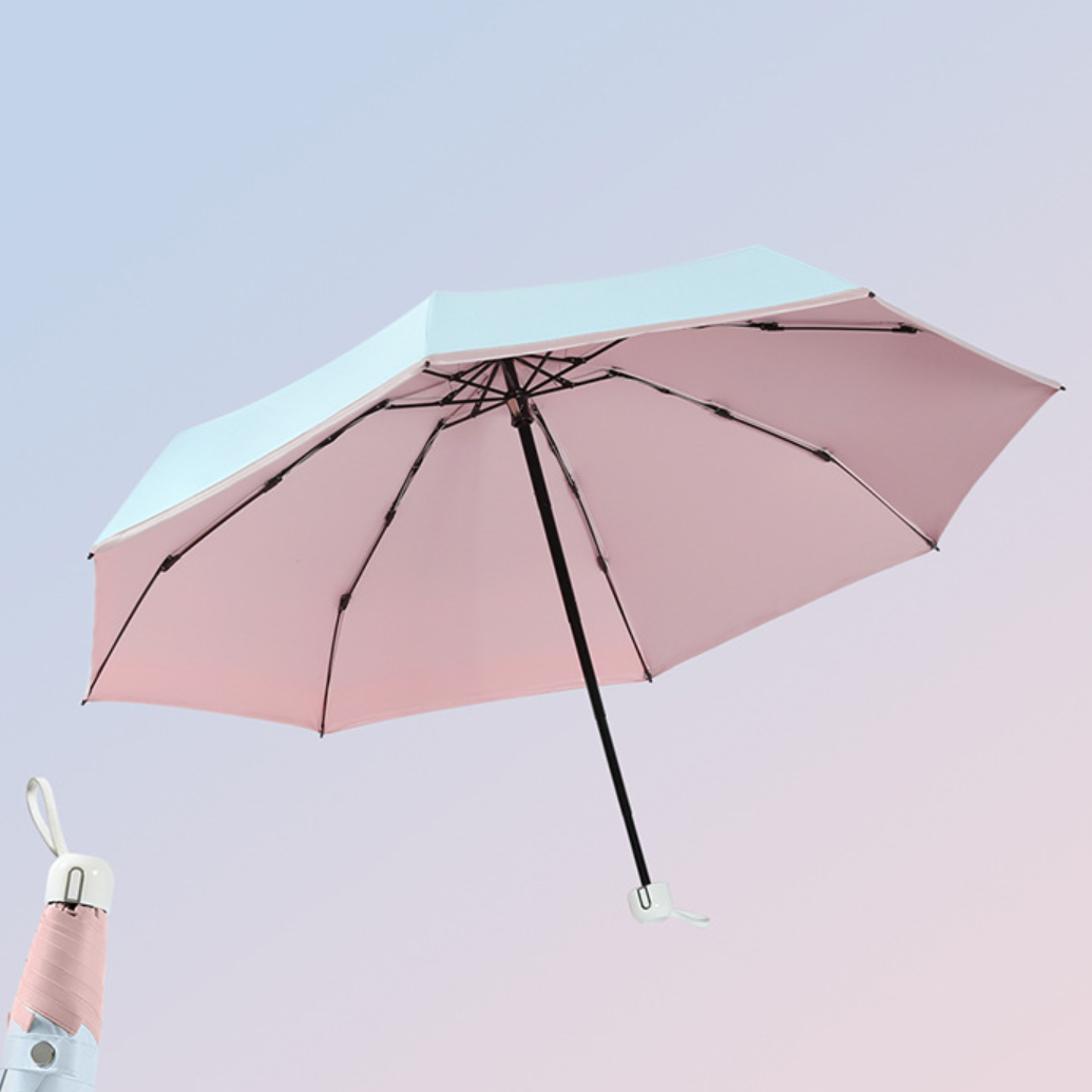 傘｜折りたたみ・UVカット・紫外線遮蔽・収納ポーチ付き・晴雨兼用|undefined