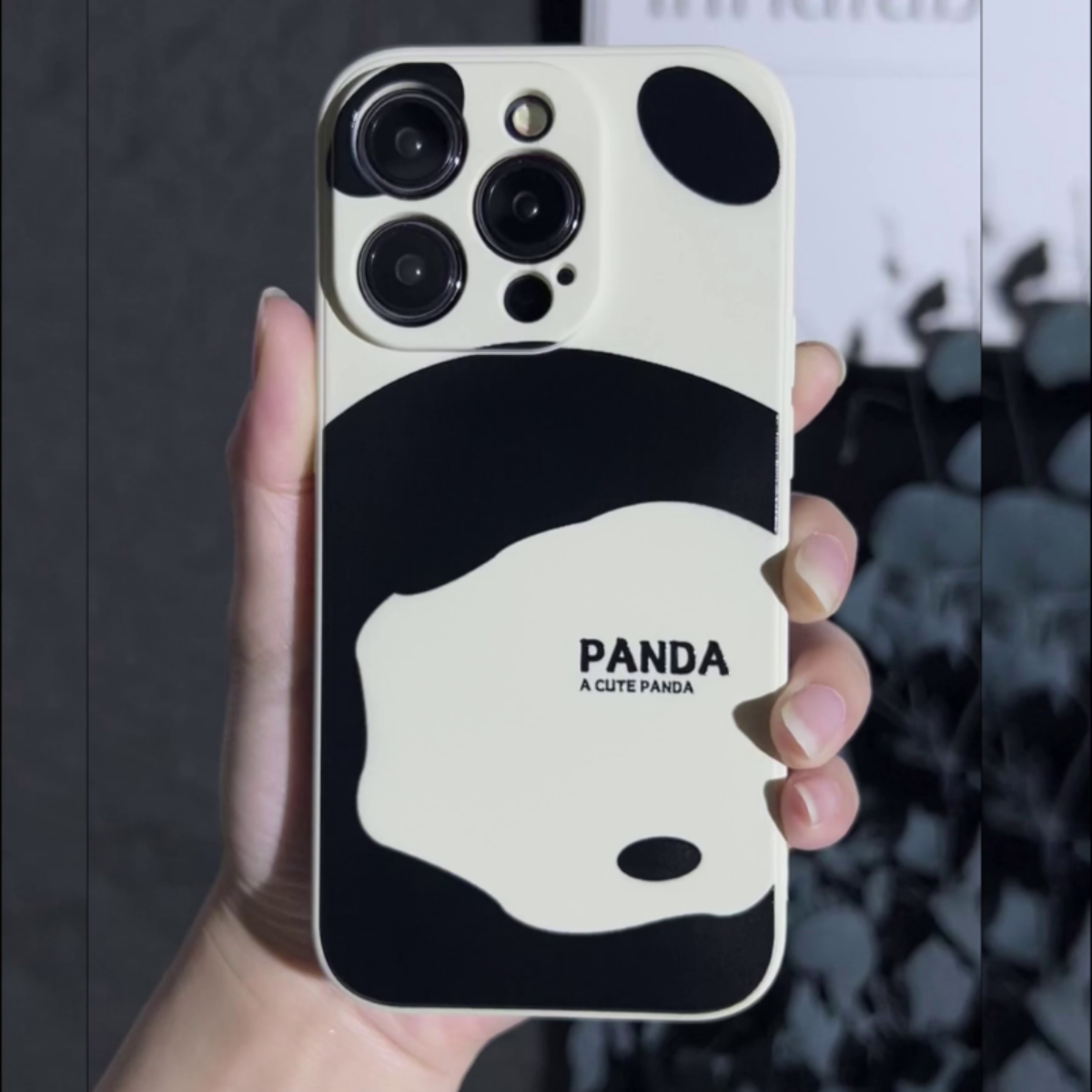 🐼かわいいパンダ iPhone スマホケース|耐衝撃|undefined