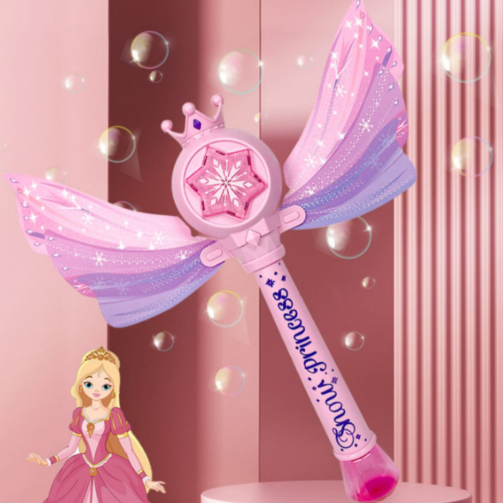 バブルマシン 電気魔法の杖 おもちゃ｜女の子 誕生日 プレゼント