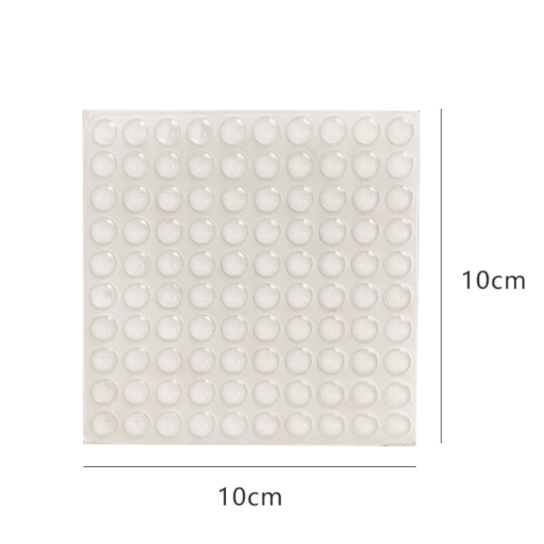 戸当たりクッション 100粒入 | 小型ソフトクッション 衝撃音・キズ防止 すべり止め用 (透明)|undefined