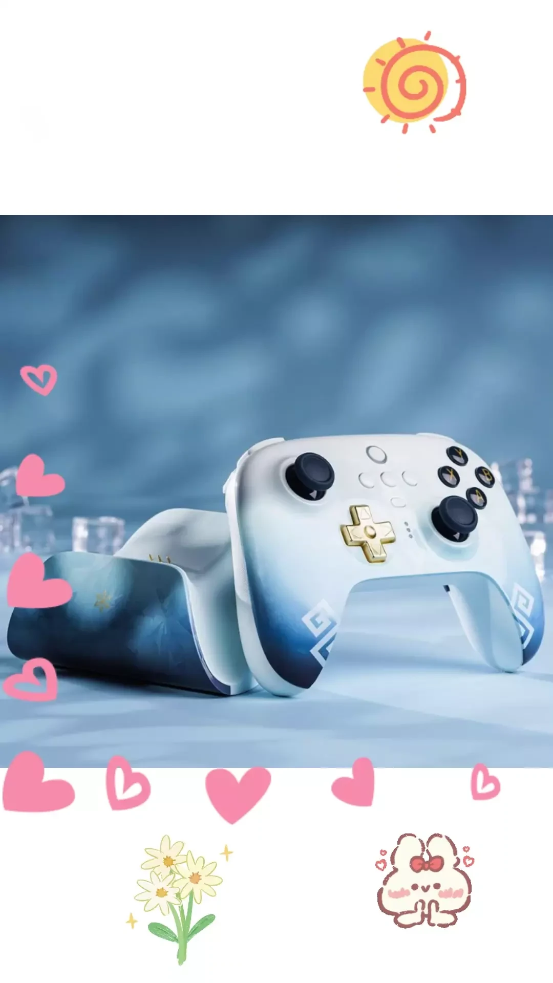 8BitDo コントローラー 原神 重雲仕様 8BitDoUltimateゲーム