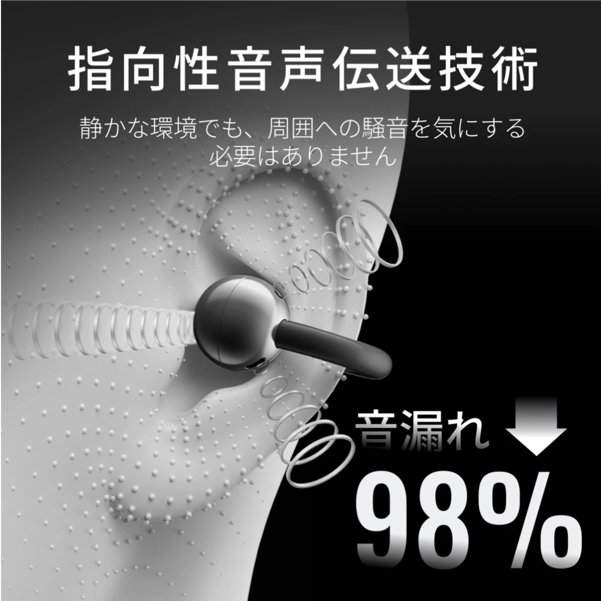 Ultra Open Earbuds X6｜オープンイヤーイヤホン｜耳をふさがない超軽量4.8g｜ENC通話ノイズ抑制｜長時間でも痛くならない耳掛け型｜テレワーク・通勤・家事に最適|undefined