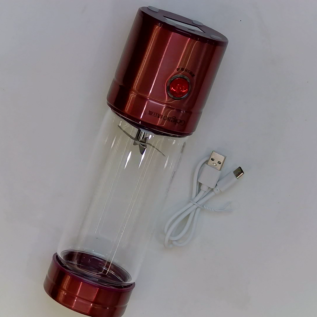 【母の日】電動小型ジューサー420ml｜ボタンを押すだけでスムージーを|undefined