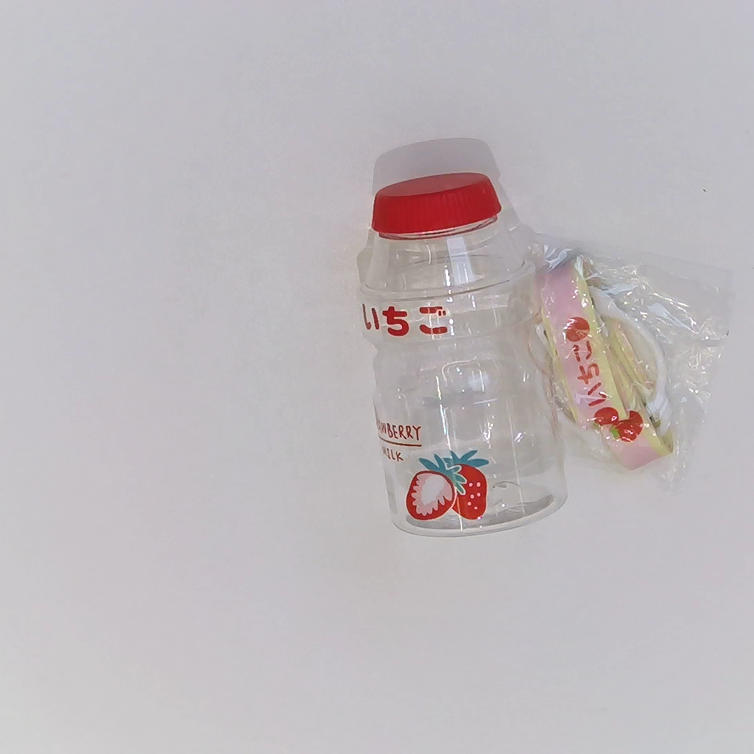 インスタ風乳酸菌飲料型ボトル480ml｜ストラップ付、おしゃれな女の子へ|undefined