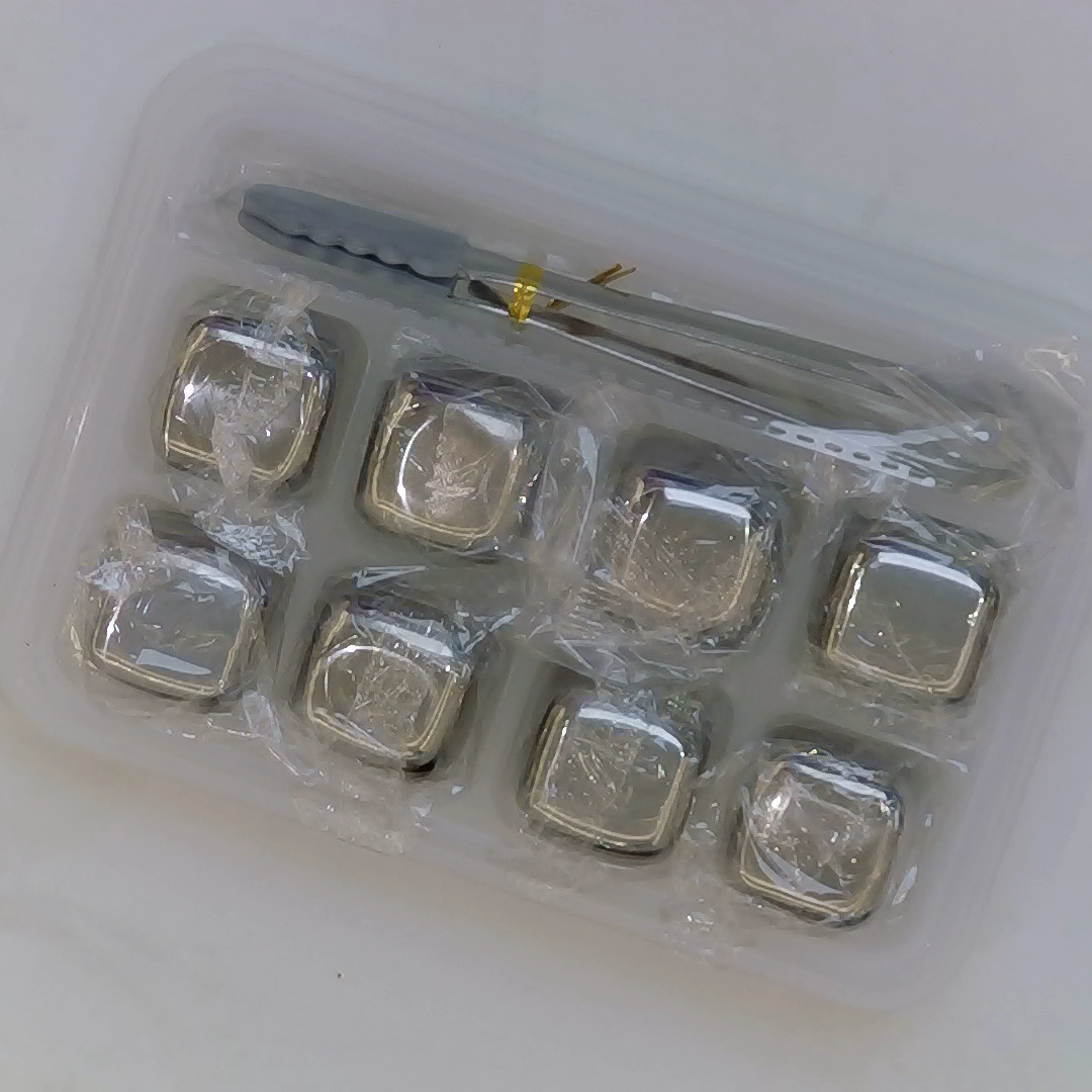『解けない氷』食品級316ステインレス氷キューブ｜飲み物が薄くならない！|undefined
