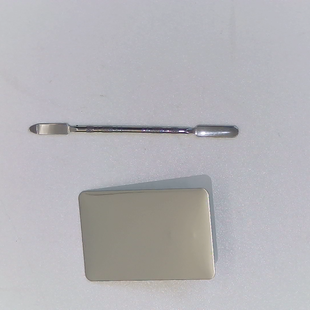 メイクパレット　収納バッグ付き｜ステンレス製　化粧品を素早くきれいに混ぜるために使用されます　軽量で使いやすいです|undefined